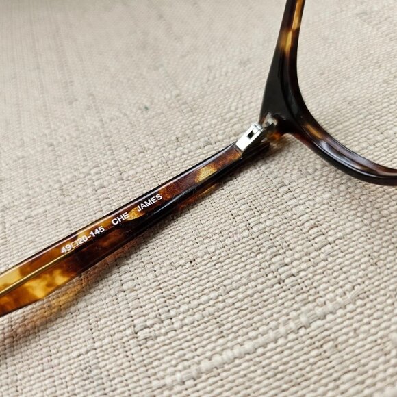 Barton Perreira Women Eyeglasses Frame Brown Tortoise JAMES Glasses Made Japan
